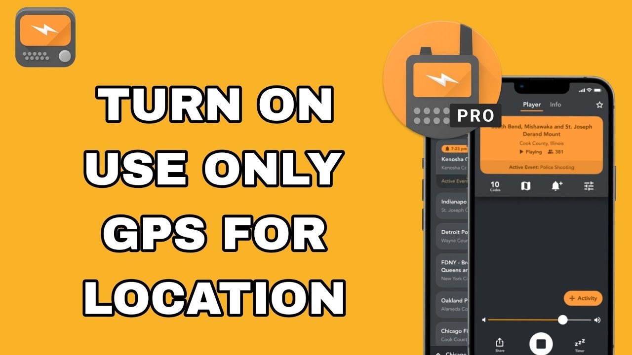 How To Turn On Use Only Gps For Location On Scanner Radio App