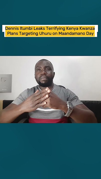 Dennis Itumbi Leaks Terrifying Kenya Kwanza Plans Targeting Uhuru on Maandamano Day