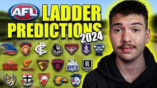AFL Ladder Predictions 2024!