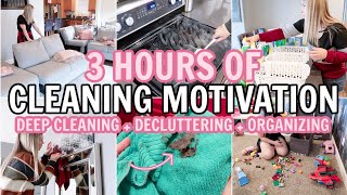 EXTREME DEEP CLEAN, DECLUTTER \& ORGANIZE | CLEANING MOTIVATION MARATHON | 3 HOUR CLEAN WITH ME 2021