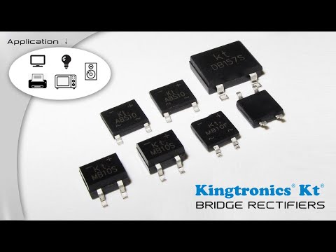 Kingtronics Kt  《Glass Passivated, Silicon, GPP Bridge Rectifiers》Used in Consumer Electronic, auto