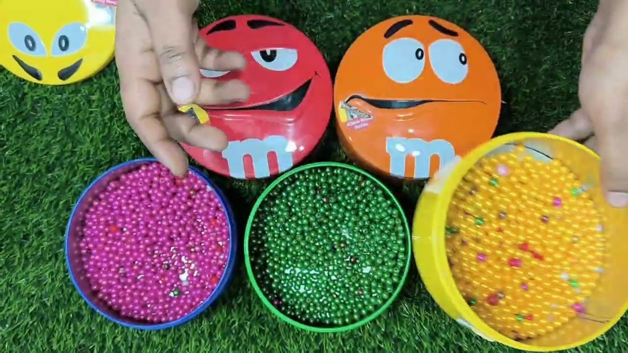 3 Minutes Satisfying with Unpacking Yummy Paw Patrol and Delicious M&M'S Candy From Funny Tins ASMR