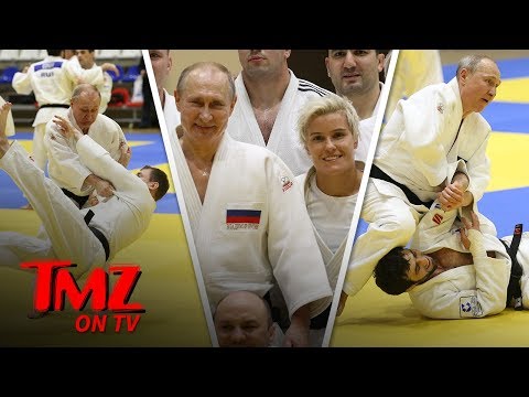 Vladimir Putin Hits the Judo Mats with Russian Olympic Babe | TMZ TV