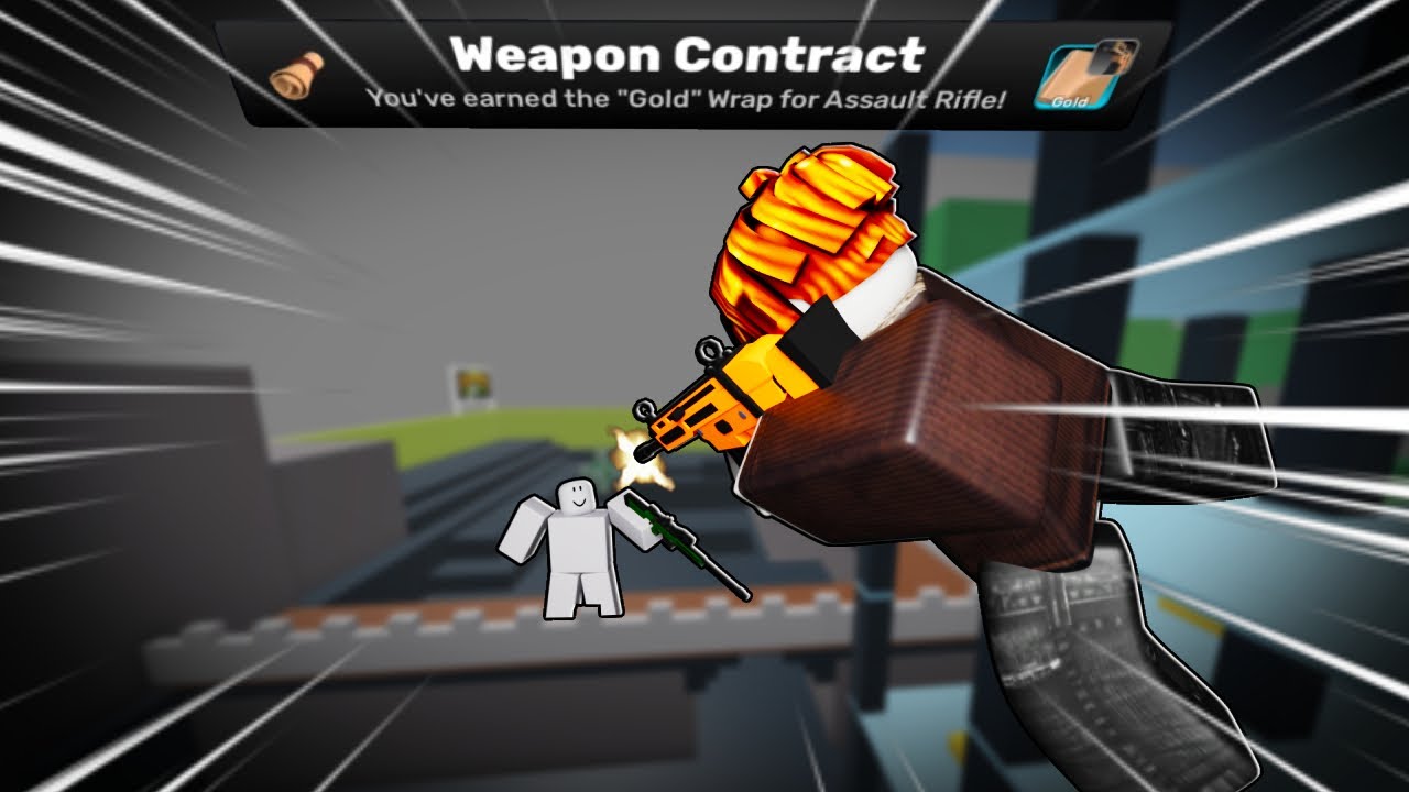 Asault Rifle Gold Rivals I Got GOLD for the Assault Rifle in Roblox Rivals! - YouTube