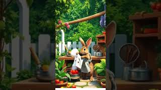 rabbit cooking the carrot \ exposuree