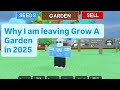 Why I quit grow a garden