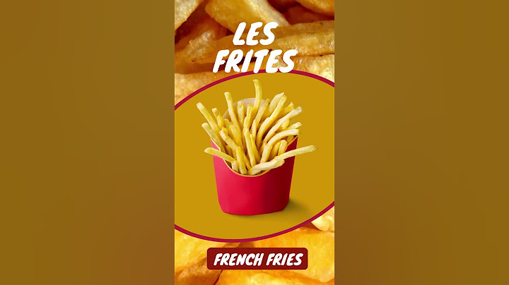 French fries in French #shorts #ytshorts #shortsvideo #francais #french
