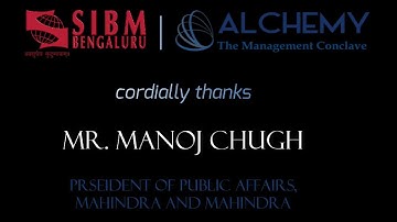 Mr. Manoj Chugh