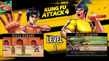 Kung Fu Attack 4 - Shadow Legends Fight | Chapter 1 The Freshman Level 1 (Gameplay) | Bilal Gaming