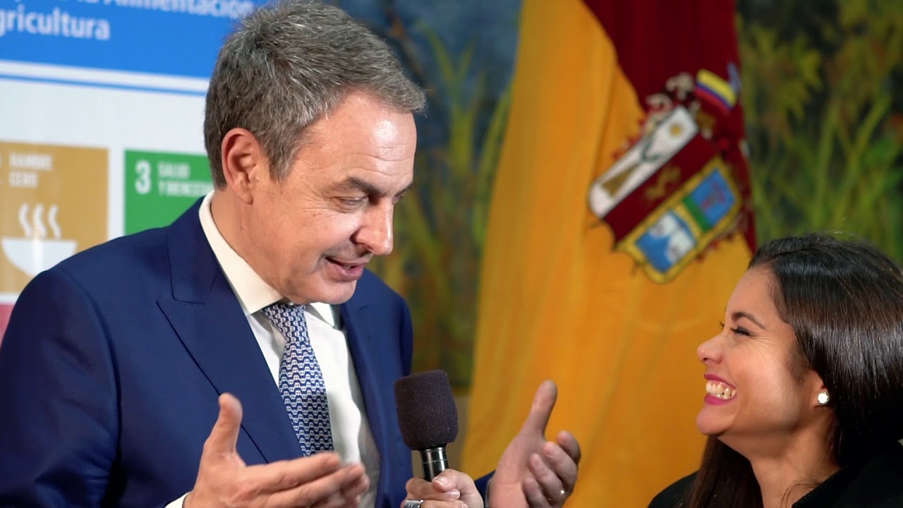 Entrevista a José Luis Rodríguez Zapatero - III Cumbre Mundial Hambre Cero - YouTube