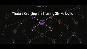 Last Epoch Theory Crafting an erasing strike build