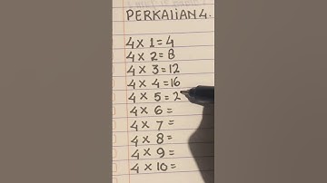 Perkalian 4 #fypシ #matematika #perkaliancepat #perkalian #matemática #berhitung