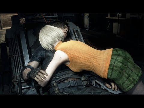 Видео: Эшли и Леон - трогательные моменты / Resident Evil 4 Remake 2023