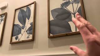 Elevate Your Walls Wood Framed Blue Botanical Wall Decor Review Transform Your Space Elegance