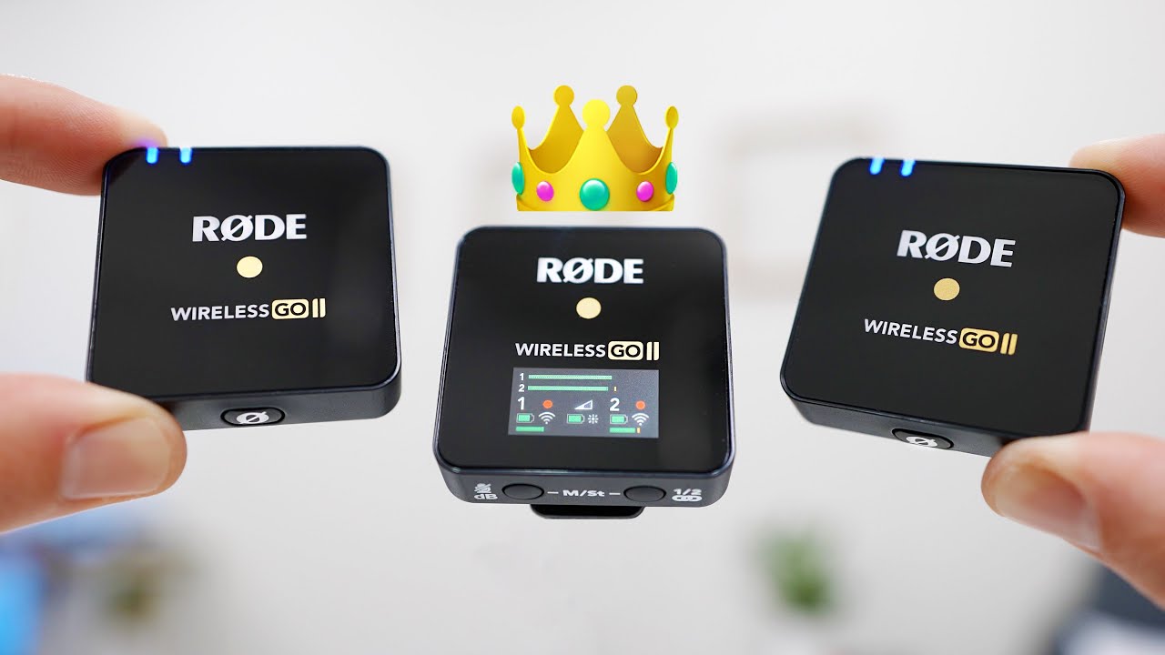 Rode Wireless GO II 2-Person Compact Digital Wireless Microphone  System/Recorder (2.4 GHz, Black) - Stewarts Photo