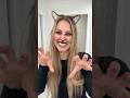 Easy Halloween Cat Ears HACK! Halloween Hairstyle 2023 | Halloween Ideas #halloweenshorts