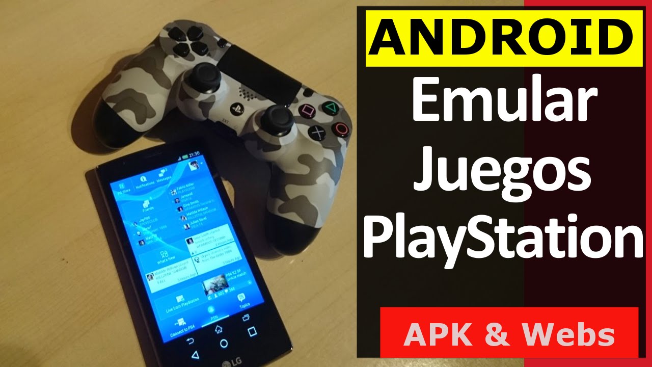 Como Jugar y Emular Juegos de PlayStation en ANDROID 