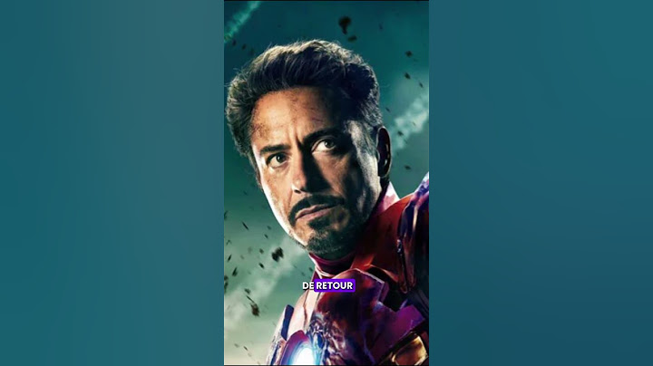 Robert Downey Jr de retour dans le MCU