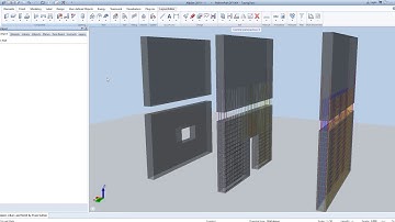 Thư viện tạo nhanh cốt thép cho các loại vách đơn giản