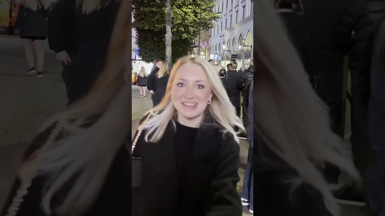 Naughty girl in Stockholm's Nightlife! 🌟🎉