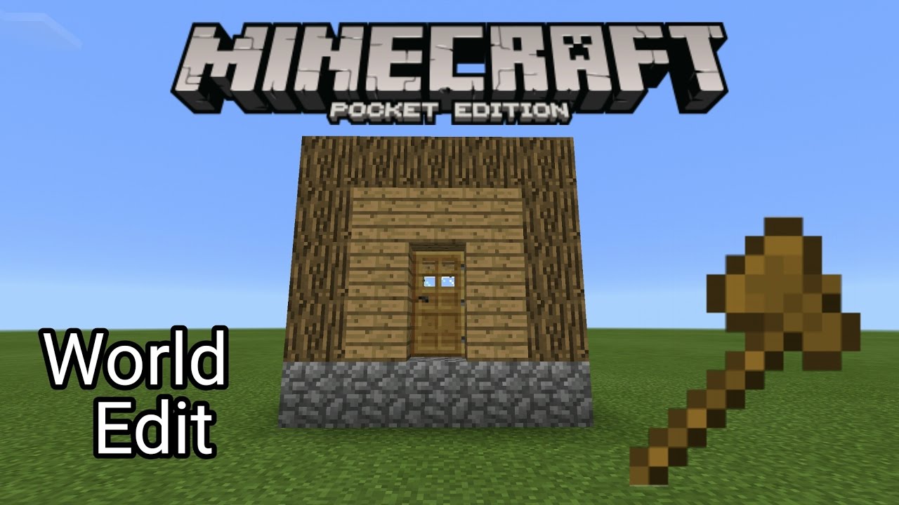 World Edit Mod (Showcase) - Minecraft PE (Pocket Edition) - YouTube