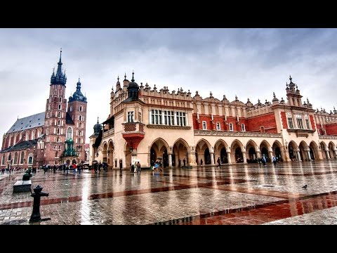 Главная площадь Кракова. Очень красиво. Польша. Rynek Główny w Krakowie