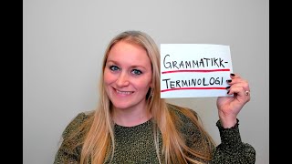 Video 785 GRAMMATIKK-TERMINOLOGI