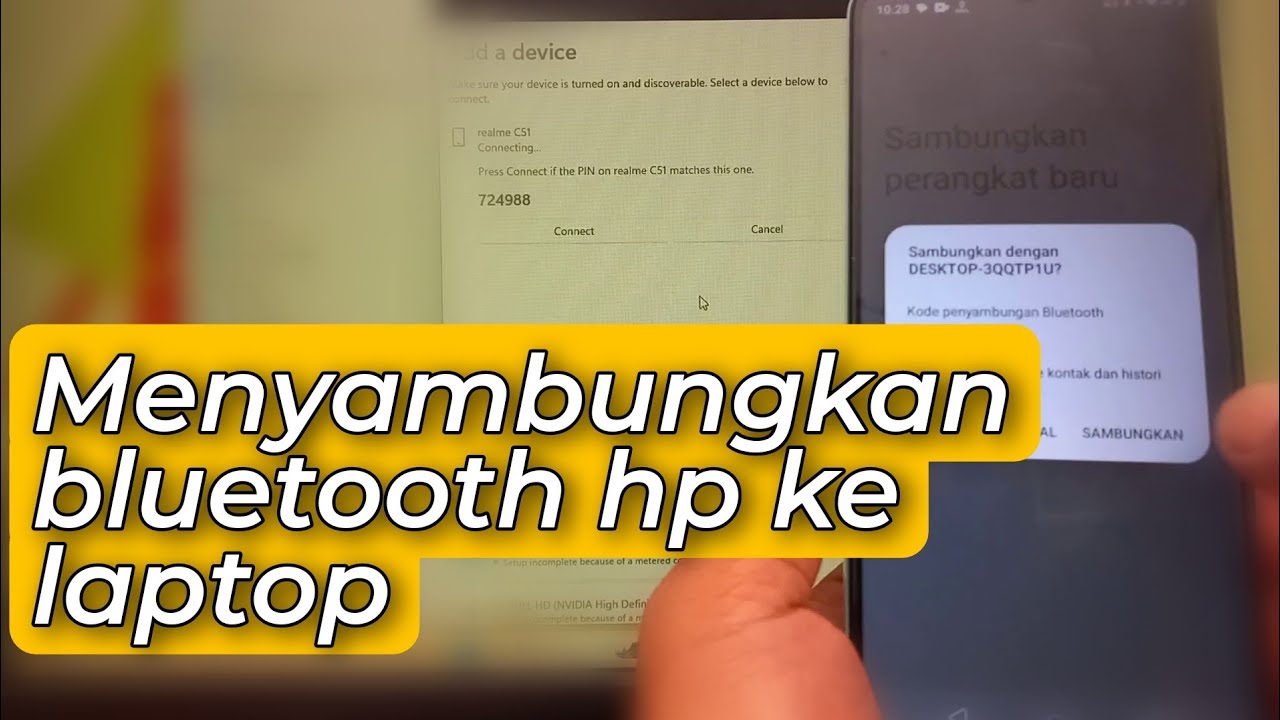 Cara Menyambungkan Bluetooth Hp Android Ke Laptop di HP realme C51