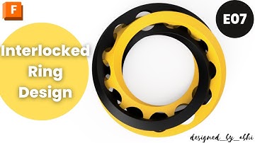 Interlocked Ring | Fusion 360 Tutorial