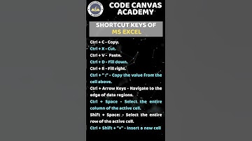 SHORTCUT KEYS OF MS EXCEL#shortcuts #msexcel #trending #trendingshorts #computereducation