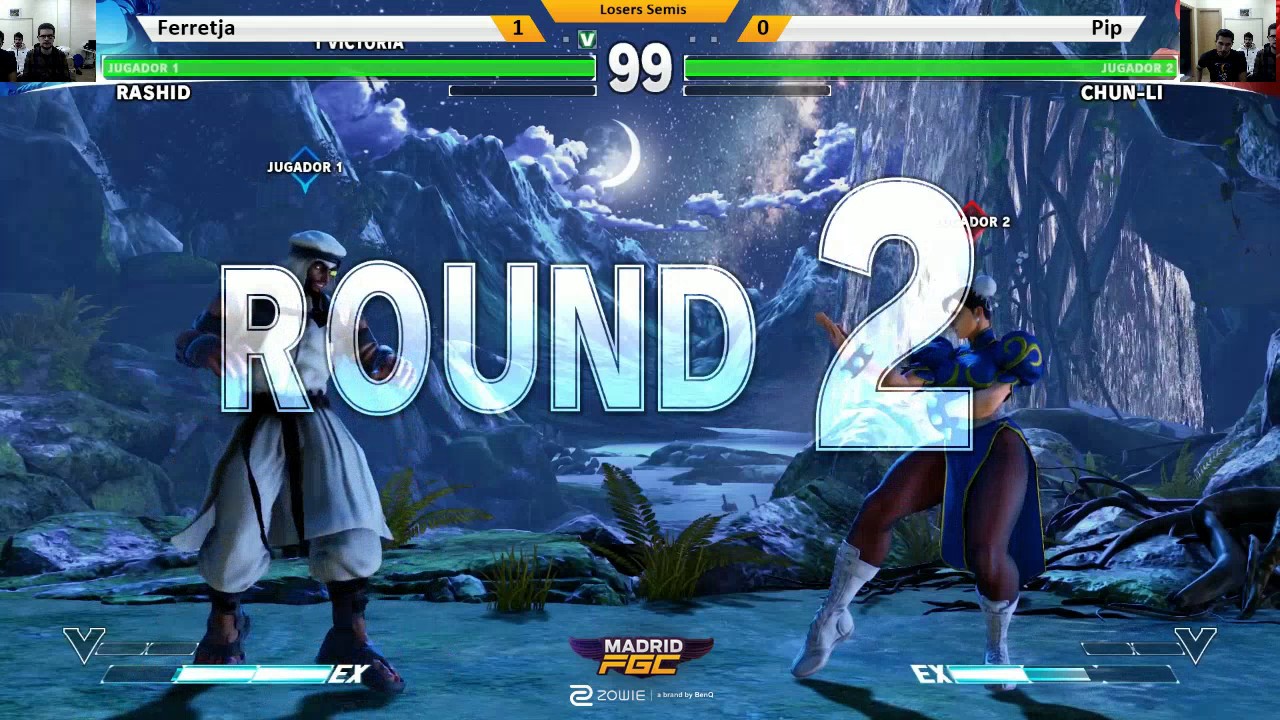 Madrid FGC 7 SFV Losers Semis Ferretja (Rashid) vs Pip (Chun)