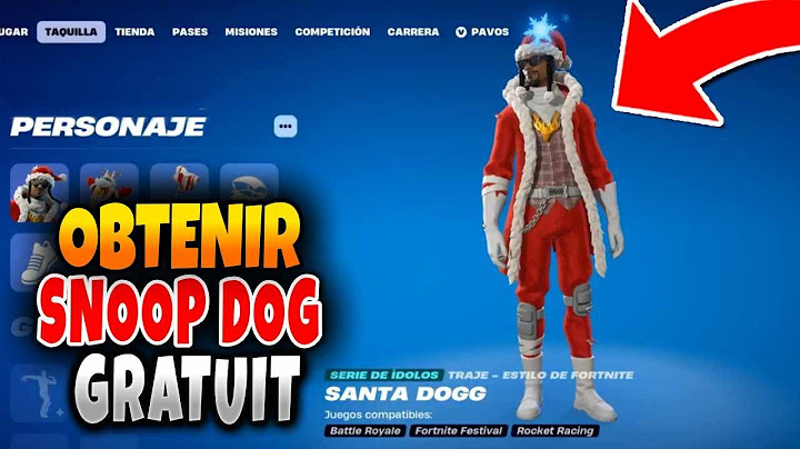 Comment Avoir le Skin SNOOP DOG NOEL Gratuit sur Fortnite Chapitre 6