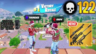 122 Elimination Duo vs Squads Wins WORLD RECORD ft. @GaFNico (Fortnite Chapter 5 Gameplay)