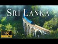 Flying over sri lanka 4k u peaceful music with wonderful natural landscape for relaxation