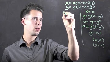 How to Find Fixed Points for a Differential Equation : Math & Physics Lessons