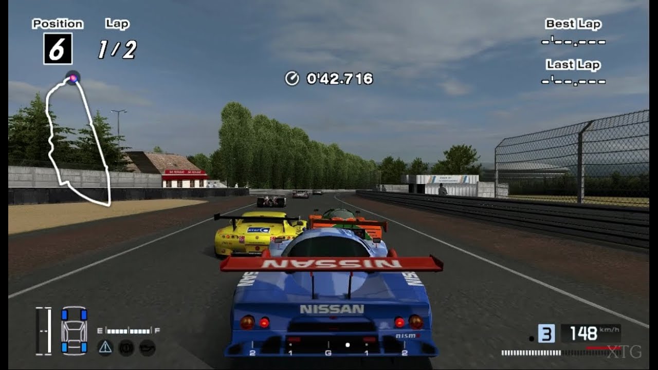 [#1108] Gran Turismo 4 - Nissan R390 GT1 Race Car '98 Hybrid PS2 Gameplay HD