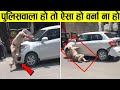 महिला को बचाने के लिए खुद जान पर खेल गया | Brave Indian Police