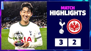 Heung-Min Son scores BRILLIANT brace in Champions League THRILLER | HIGHLIGHTS | Spurs 3-2 Frankfurt