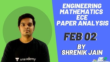 ECE GATE 2020- Engineering Mathematics Answers | EM | Shrenik Jain