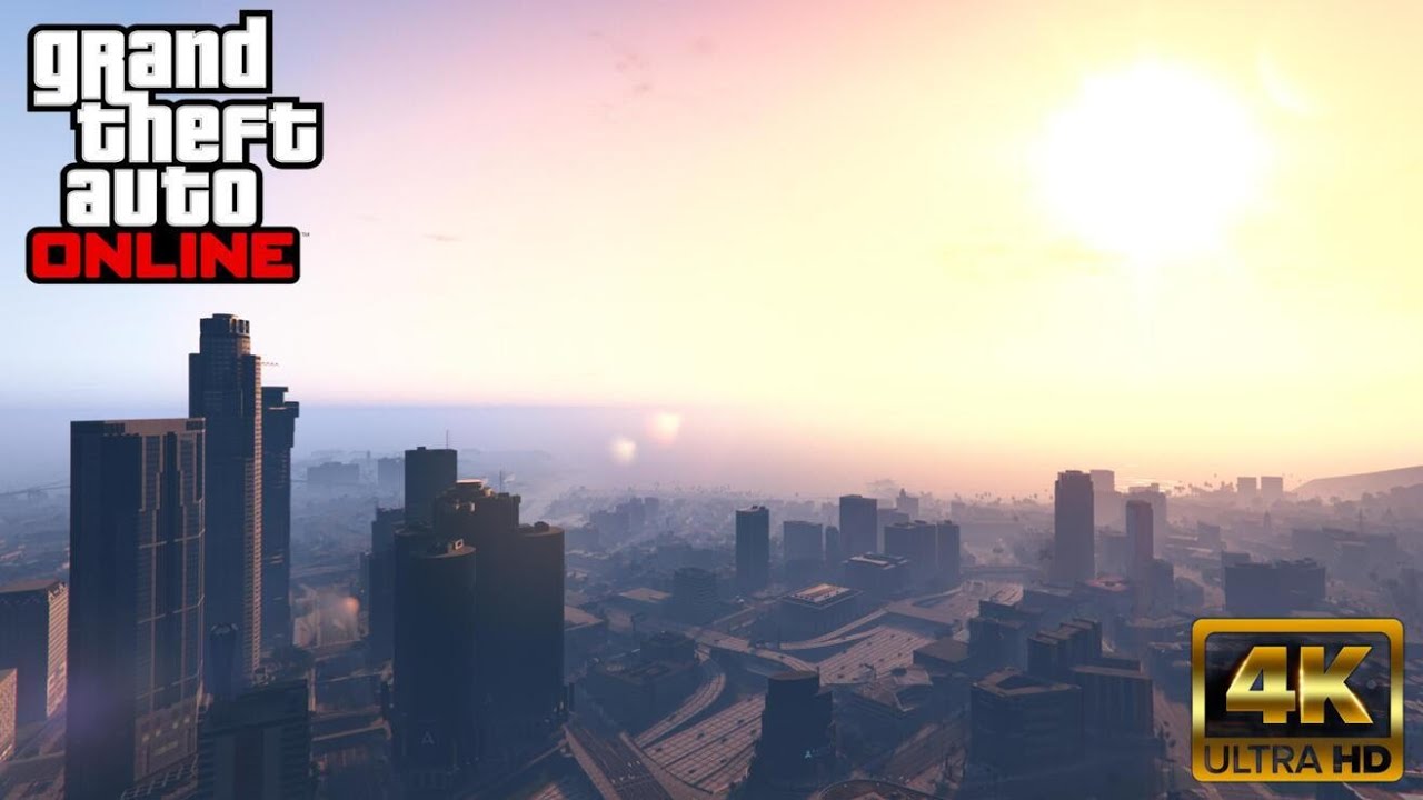LOS SANTOS AT SUNSET GTA 5 ONLINE #gta5 #gtav - YouTube