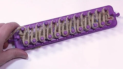 Learn the Duplicate Zig Zag Stitch - Beginner Loom Knit