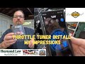 Throttle tuner install and review on my 22 road glide harley harleydavidson roadglide