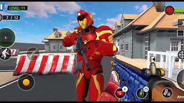 FPS Robot Shooting Strike Android Gameplay #22