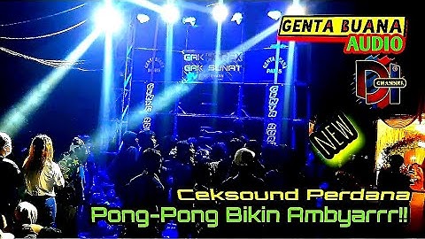 Perdana Ceksound Horeg Bocil joget pong pong gak sunat gak ceksound hajatan horeg GENTA BUANA AUDIO