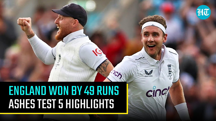 Ashes Test 5 Highlights I England vs Australia Final Test I Stuart Broad Final Wicket I Ashes 2023