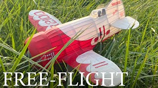 Gee Bee R-1 & Clodhopper Flights at Geneseo, NY - Free Flight