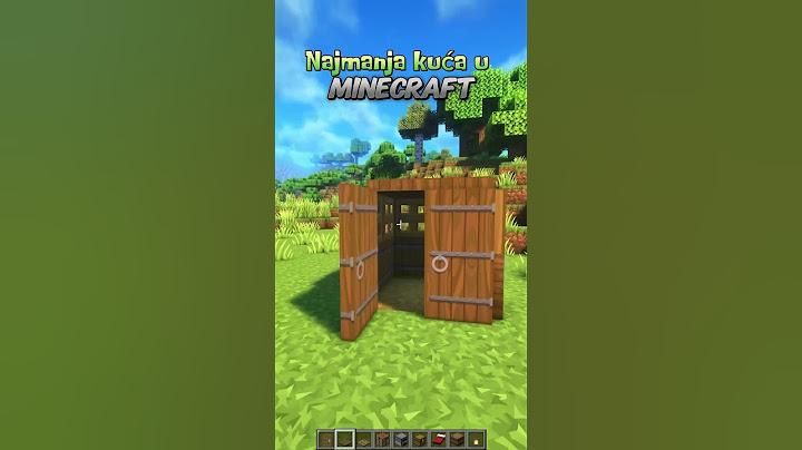 NAJMANJA KUĆA U MINECRAFT!!