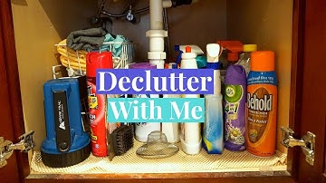Decluttering under my Kitchen Sink | Day 4 | 30 Day Declutter Challenge
