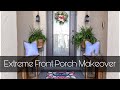 EXTREME Front Patio Makeover | DIY Bench | Spring Porch Decorating Ideas 2021
