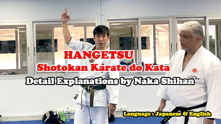Hangetsu - Shotokan Karate do Kata - Very Detailed Explanation By Naka Shihan
